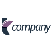 Company Letter T Leaf Logo PNG Vector