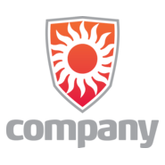 Company Sun Shield Logo PNG Vector