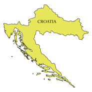 CROATIA MAP Logo PNG Vector