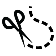 Custom Scissor Logo PNG Vector