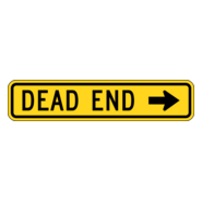 DEAD END SIGN Logo PNG Vector