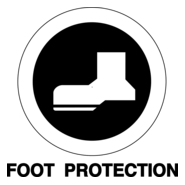 FOOT PROTECTION SIGN Logo PNG Vector