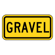 GRAVEL TRAFFIC SIGN Logo PNG Vector
