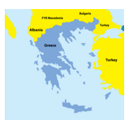 GREECE MAP Logo PNG Vector