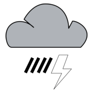 HEAVY RAIN WEATHER SYMBOL Logo PNG Vector