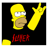 Homer - Slayer Logo PNG Vector