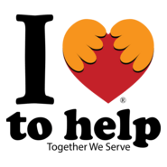 I Love to help Logo PNG Vector
