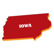 IOWA 3D MAP Logo PNG Vector
