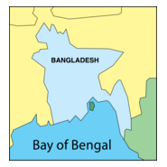 MAP OF BANGLADESH Logo PNG Vector