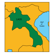 MAP OF LAOS Logo PNG Vector