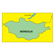 MONGOLIA MAP Logo PNG Vector