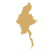 Myanmar Map Logo PNG Vector