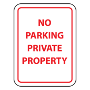 NO PARKING PRIVATE PROPERTY SIGN Logo PNG Vector