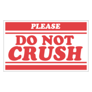 PLEASE DO NOT CRUSH SIGN Logo PNG Vector