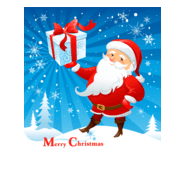 Santa CLAUS Logo PNG Vector