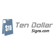 Ten Dollar Signs Logo PNG Vector