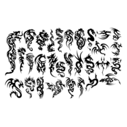 Tribal 4 Logo PNG Vector