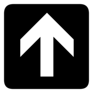 UP ARROW SIGN Logo PNG Vector