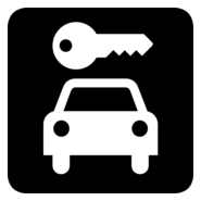 VEHICLE RENTAL SIGN Logo PNG Vector