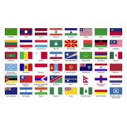 World Flag Logo PNG Vector
