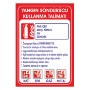 yangın söndürücü kullanma talimatı Logo PNG Vector