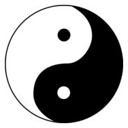 YIN YANG SYMBOL Logo PNG Vector