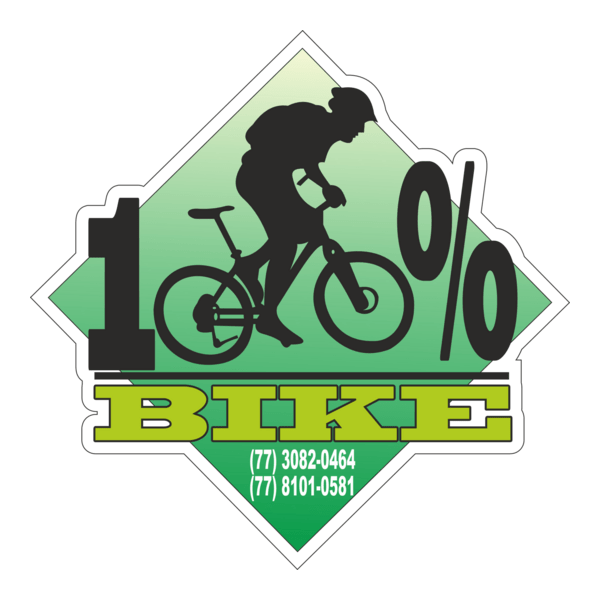 100% Bike Logo PNG Vector