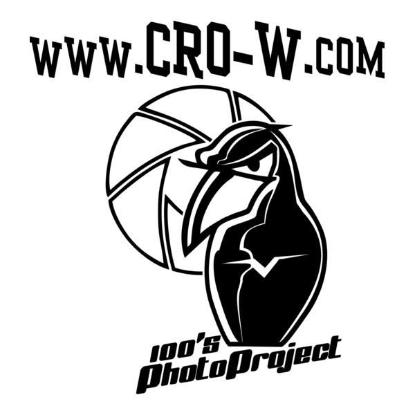100s Crow Photo Project Logo PNG Vector
