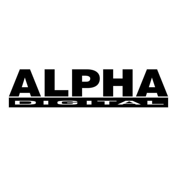 Alpha Digital Logo PNG Vector