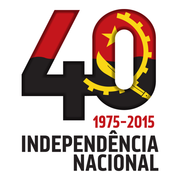 Angola 40 anos Logo PNG Vector
