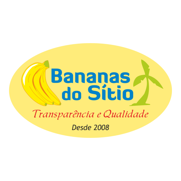 Bananas do Sítio Logo PNG Vector