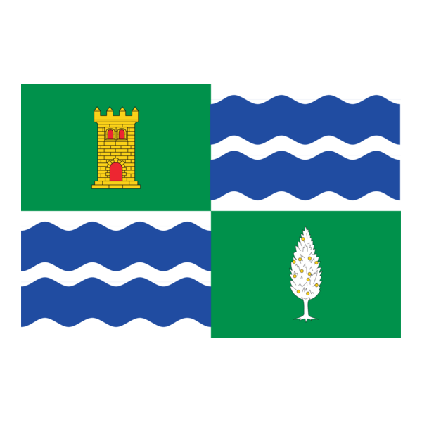 Bandera de Mequinenza Logo PNG Vector