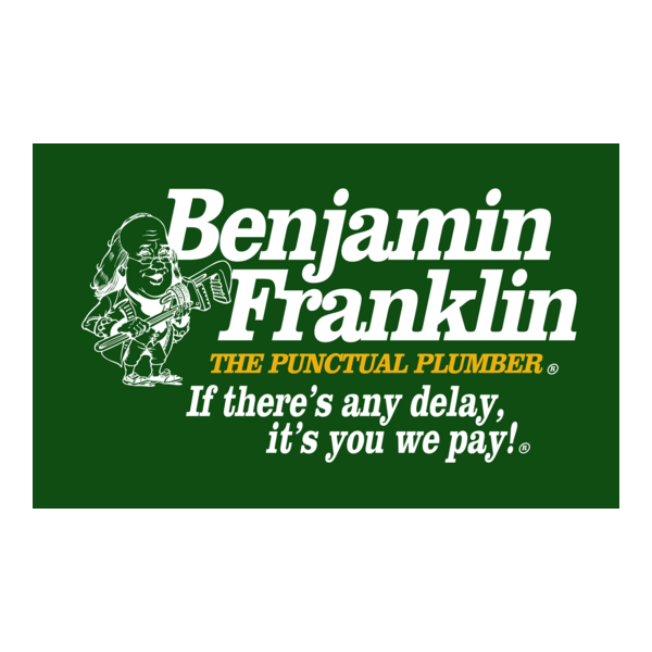 Benjamin Franklin Plumbing Logo PNG Vector