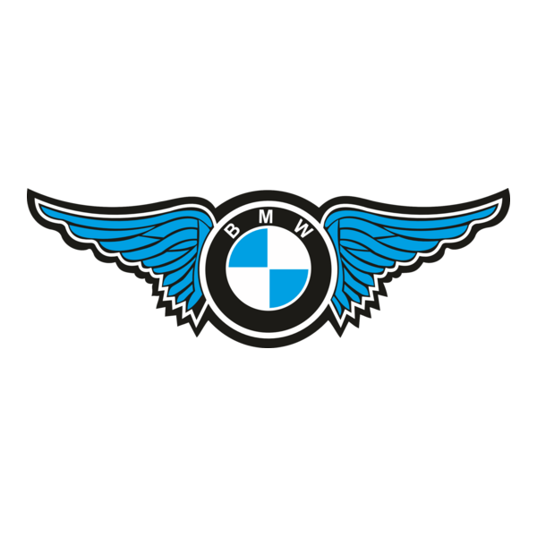 BMW with Wings Logo PNG Vector