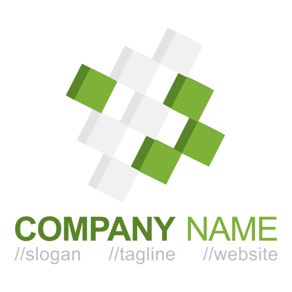 Chequered Square Logo PNG Vector