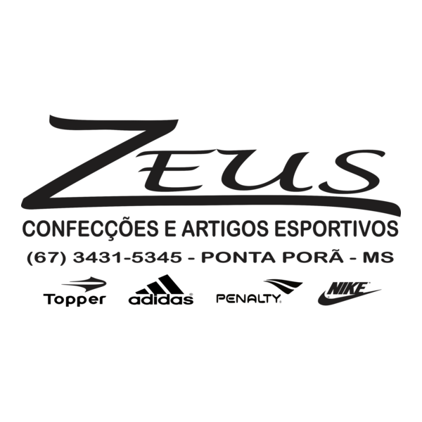 comercial zeus artigos esportivos Logo PNG Vector