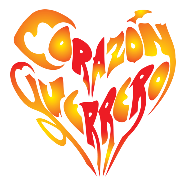 Corazón Guerrero Logo PNG Vector