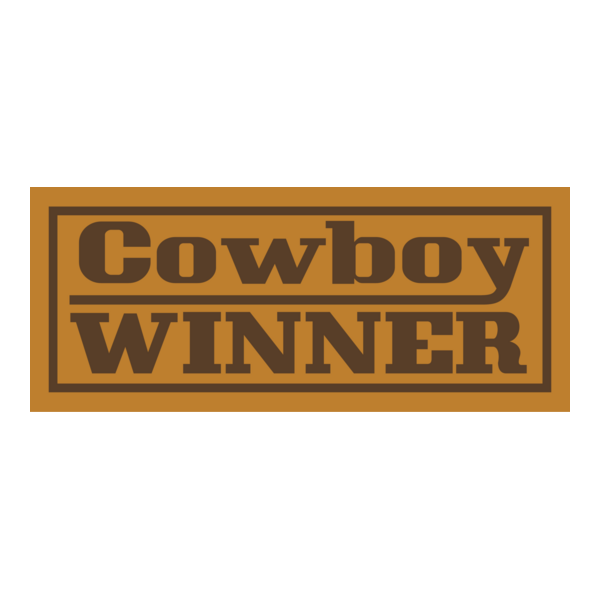 Cowboy Winner Logo PNG Vector