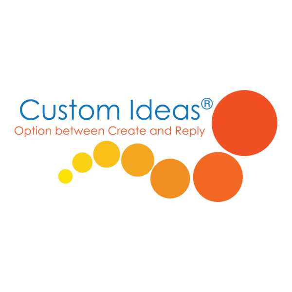 Custom Ideas Logo PNG Vector