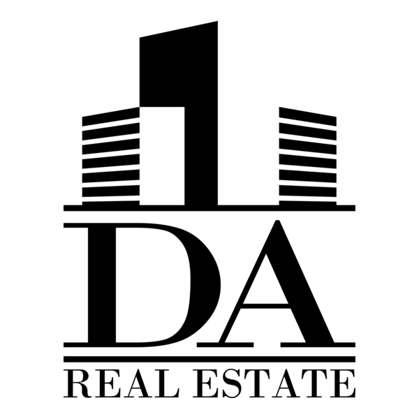 DA Real Estate Logo PNG Vector