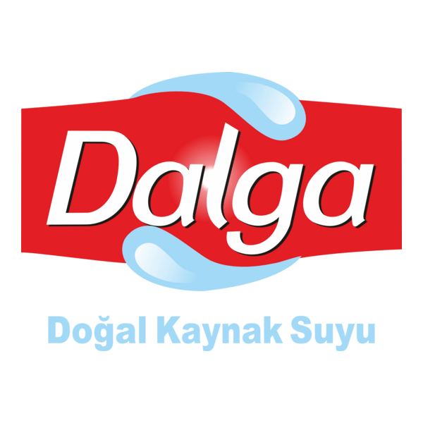 Dalga doğal kaynak suyu Logo PNG Vector