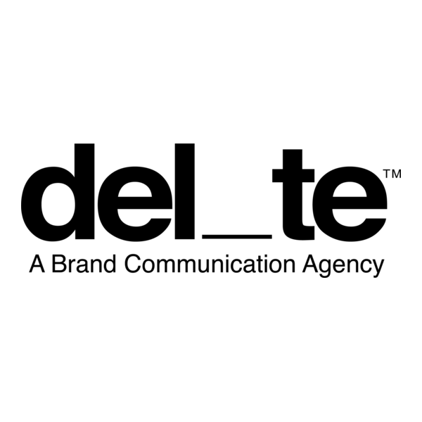 Delete™ Agency Logo PNG Vector