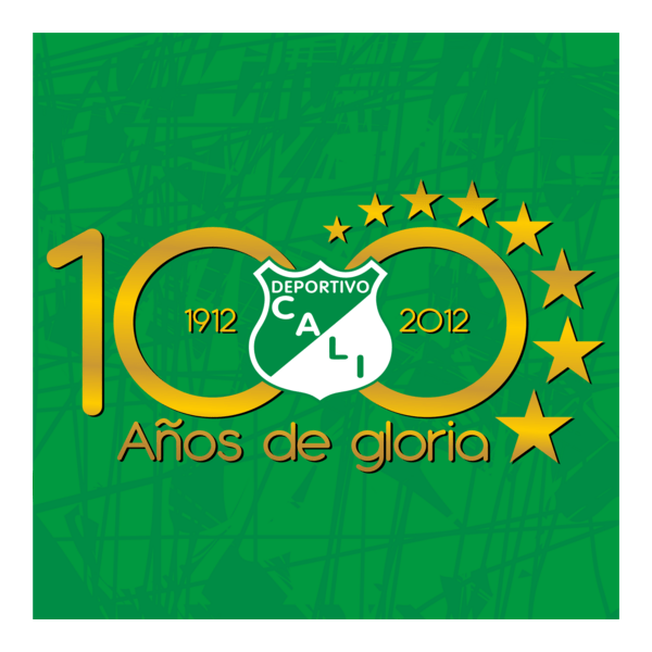 Deportivo Cali - 100 anos - 2012 Logo PNG Vector