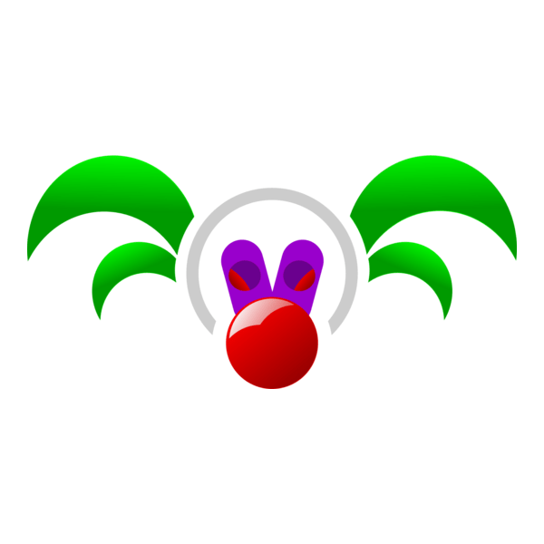 Evil Clown Logo PNG Vector