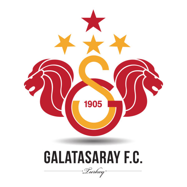 Galatasaray F.C 4 Star Logo PNG Vector
