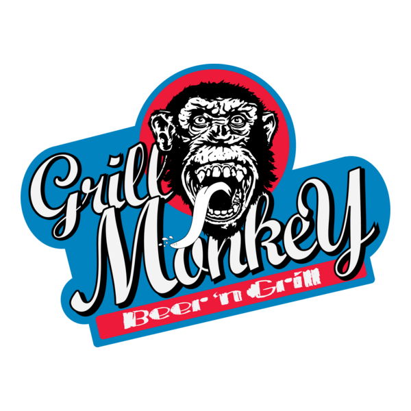 Grill Monkey Logo PNG Vector