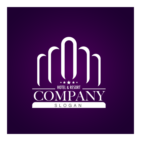 Hotel Industry Logo PNG Vector