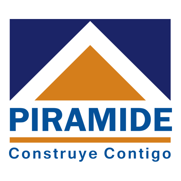 Ladrillos Piramide Logo PNG Vector