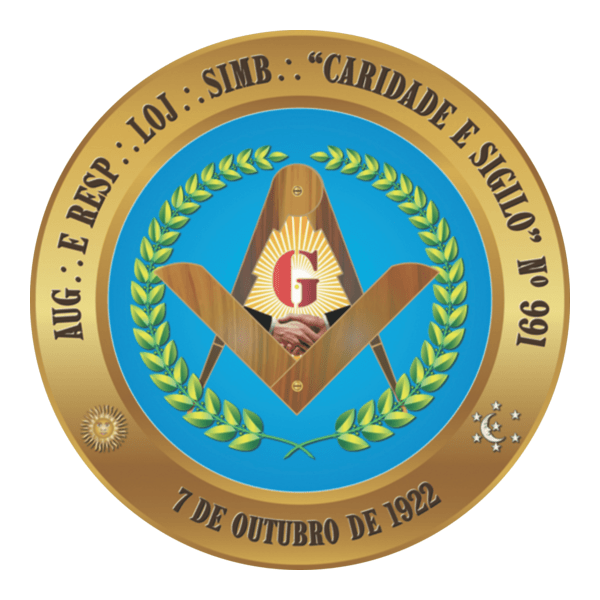 Loja Maçônica Caridade Sigilo Logo PNG Vector
