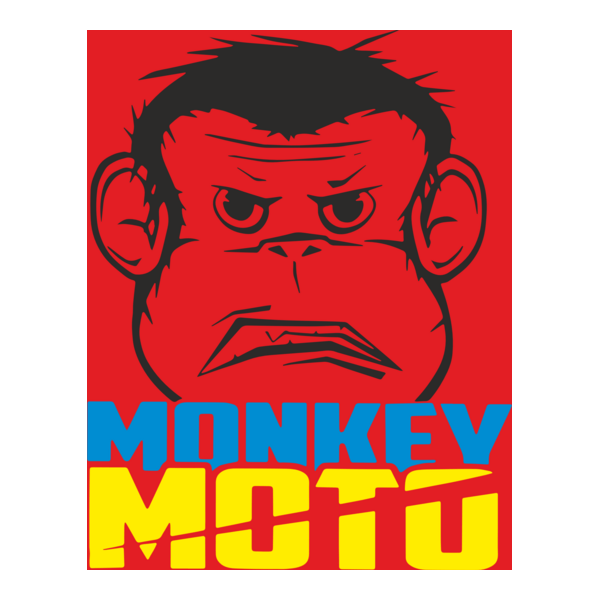 Monkey Moto Logo PNG Vector